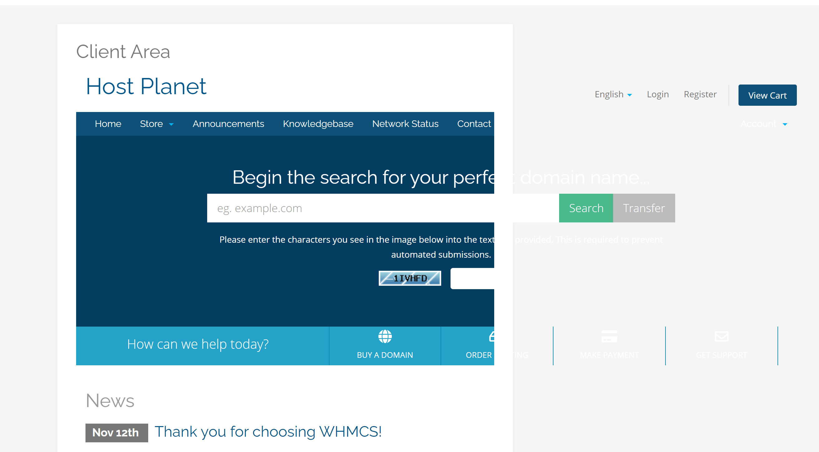 WhmcsBridge Sidebar Third Party Addons
