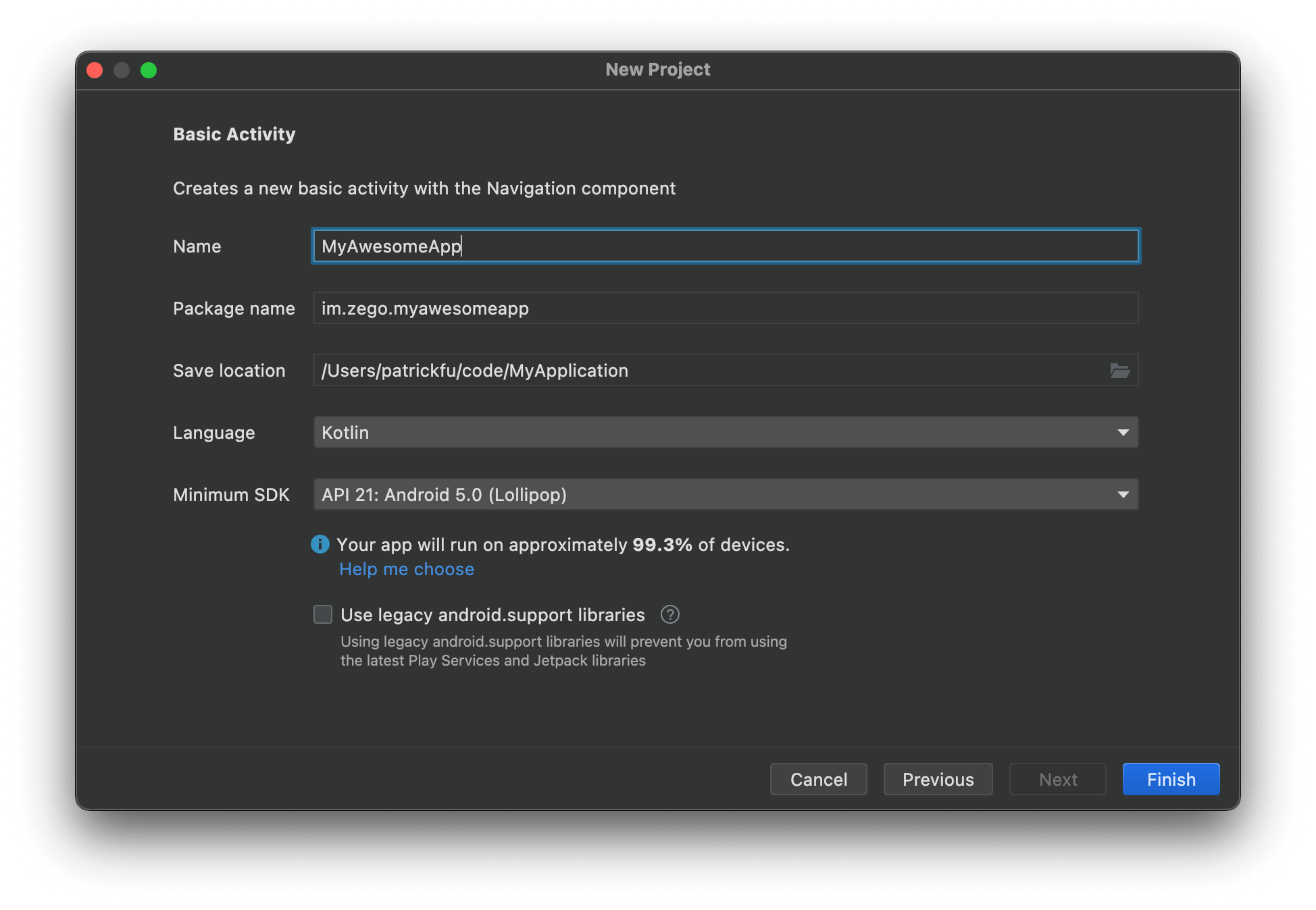 Inapp Chat(Android) Send and receive messages