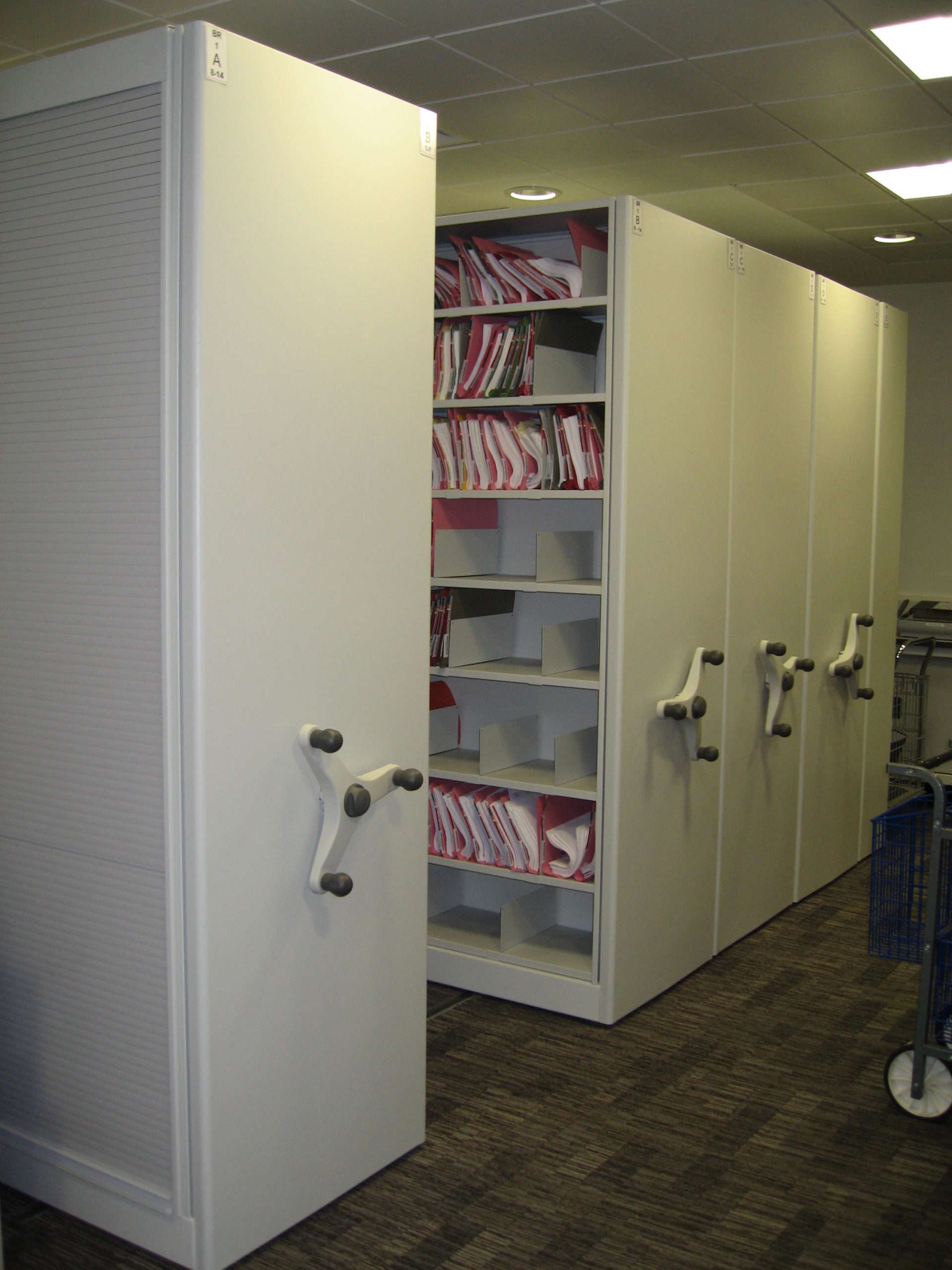 Crank Driven Mobile Shelving Storage Centre Pte Ltd Singapore