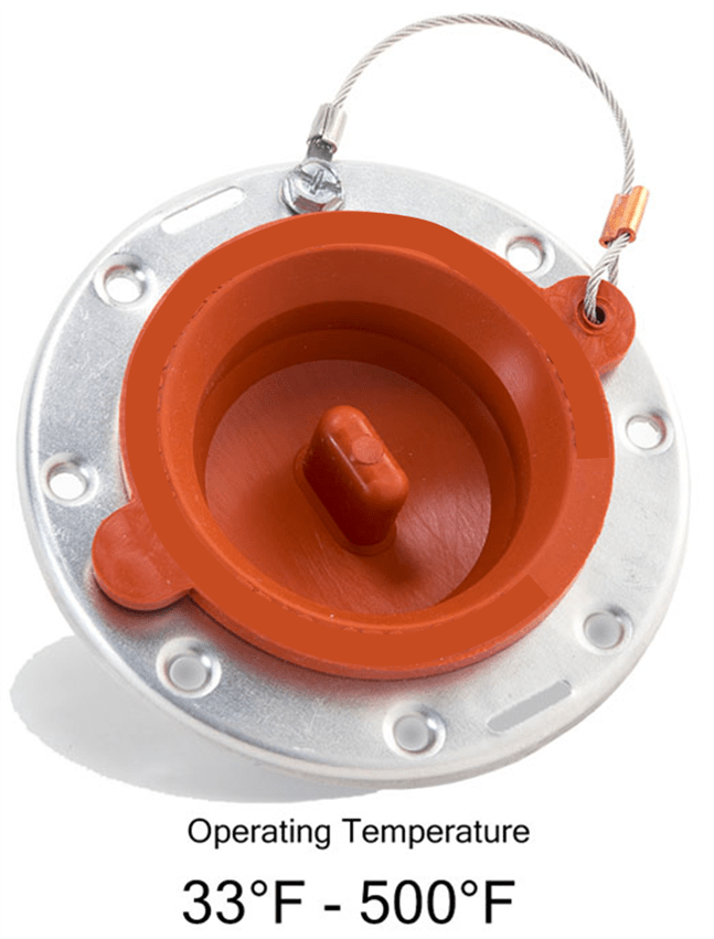 Tank inspection ports plugs