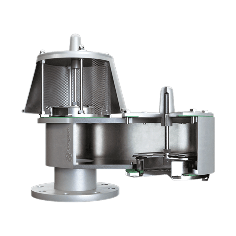 Pressure Vacuum Relief Valve Top mounted, endofline, weightloaded