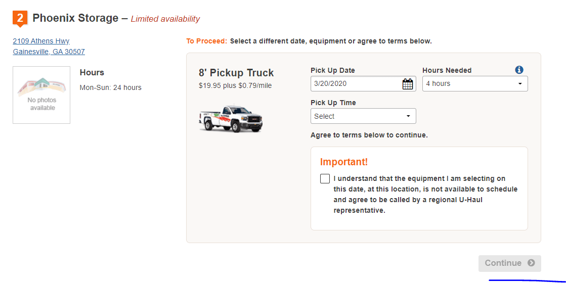 Phoenix Storage UHaul Rentals