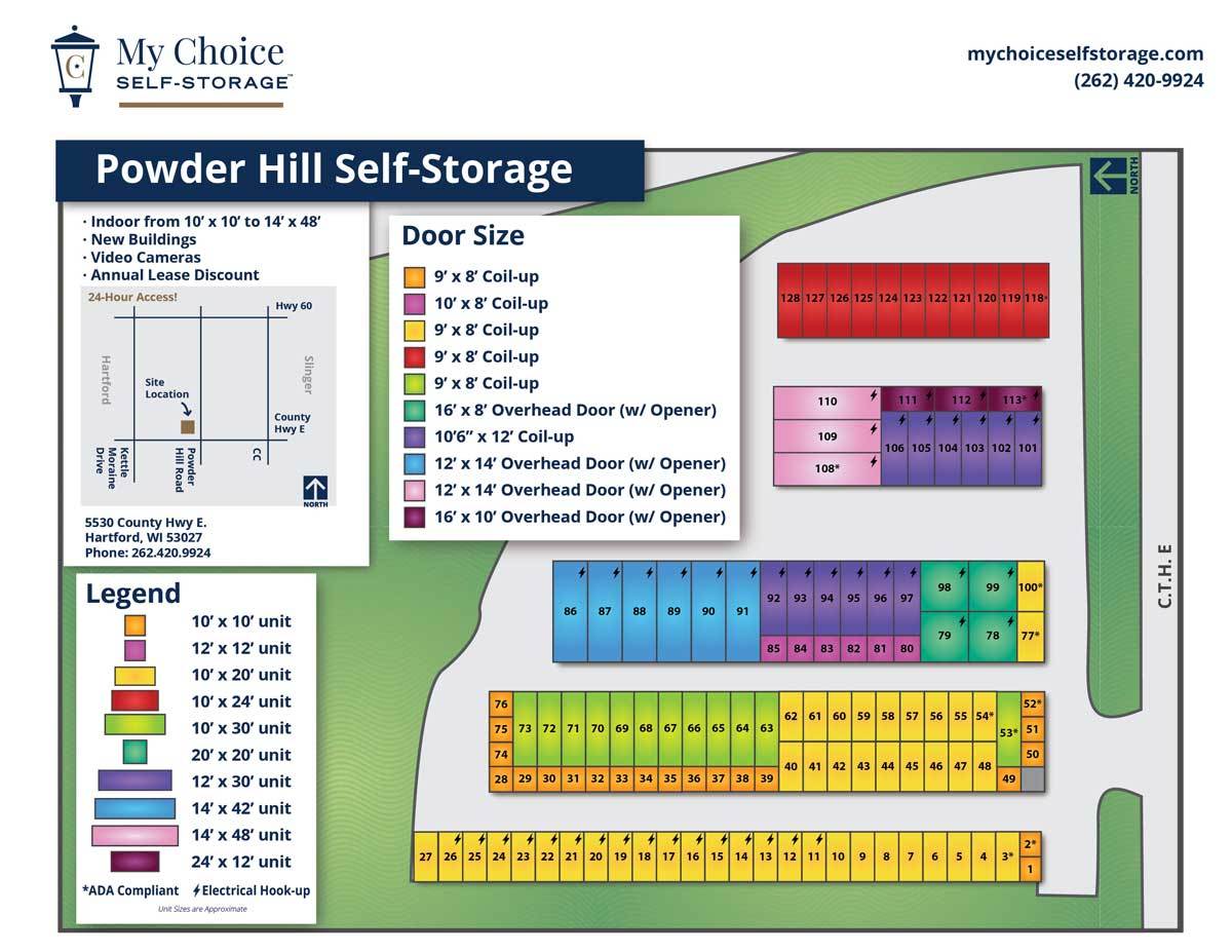 My Choice SelfStorage SelfStorage in Hartford, Wisconsin