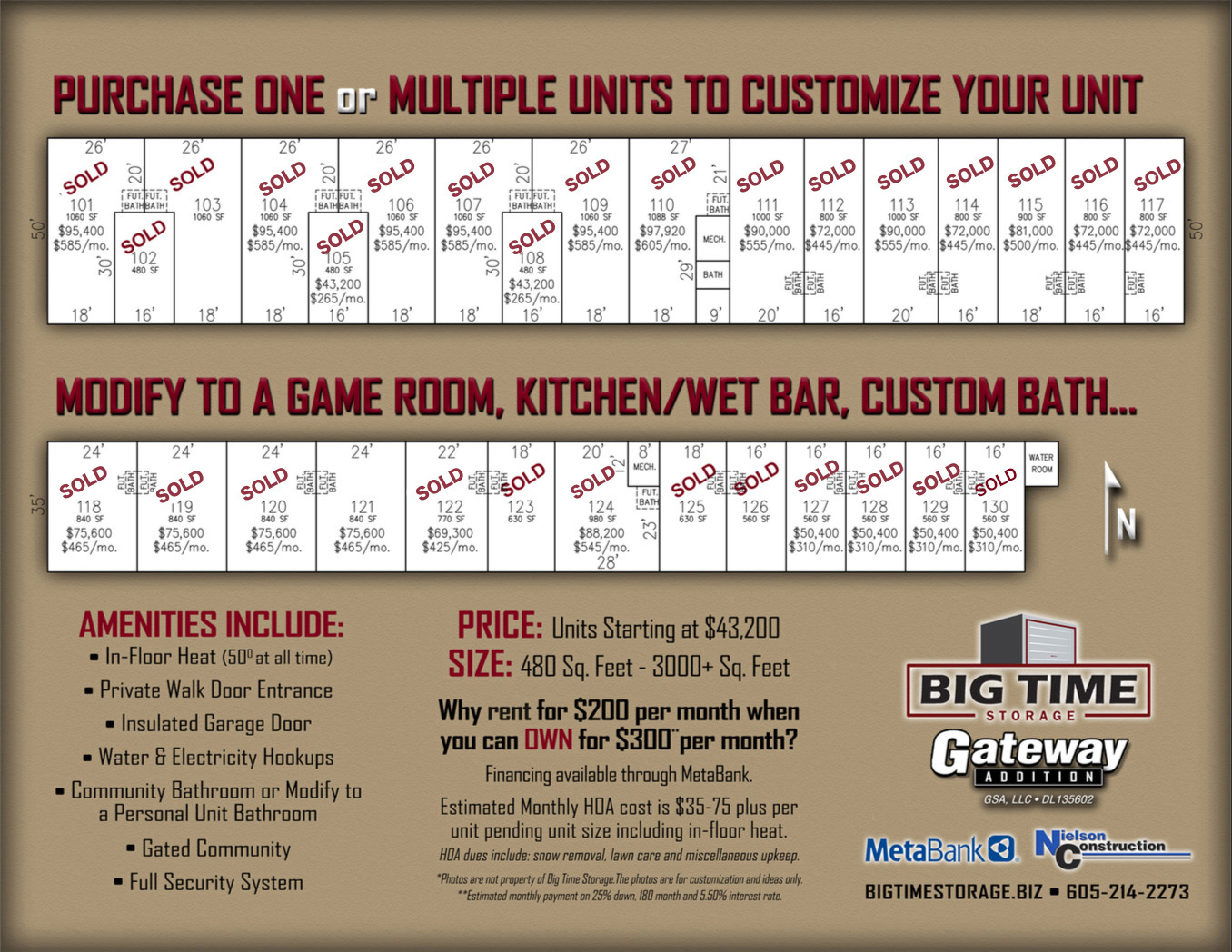 Rent Storage Units in Sioux Falls SD Big Time Storage