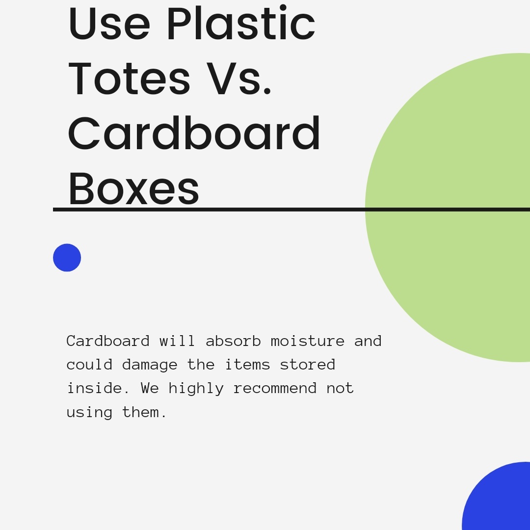 E & E Mini Storage Best Practices For Storing Items In A NonClimate