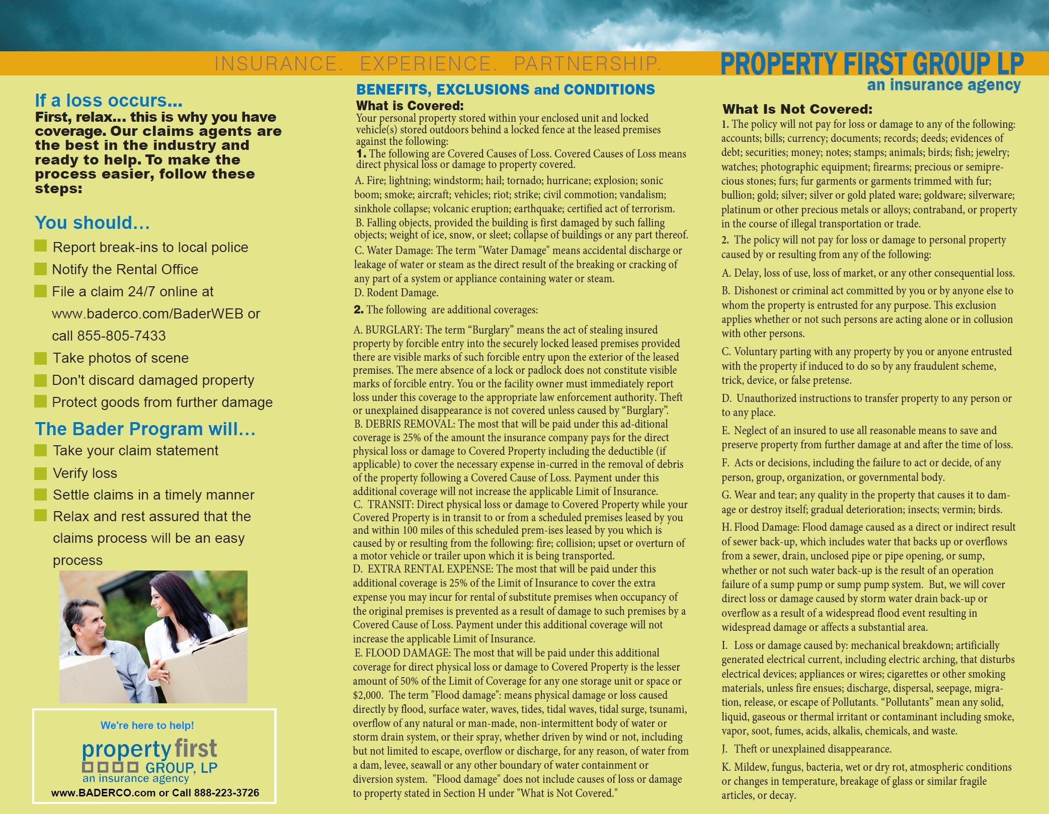 Must Stash It Tenant Insurance Self Storage in Canandaigua NY