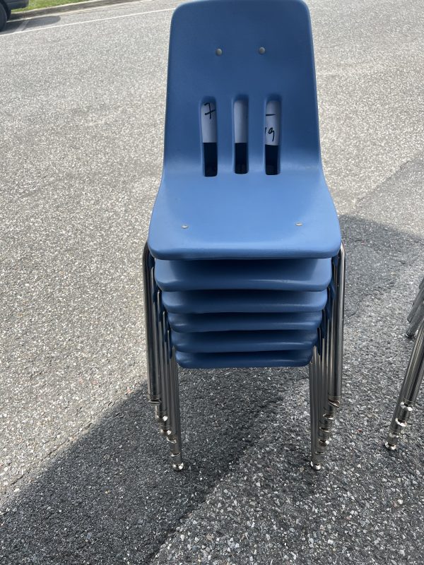 20 Vintage Virco Chairs 14″ Seat Height Storage Yard Sale