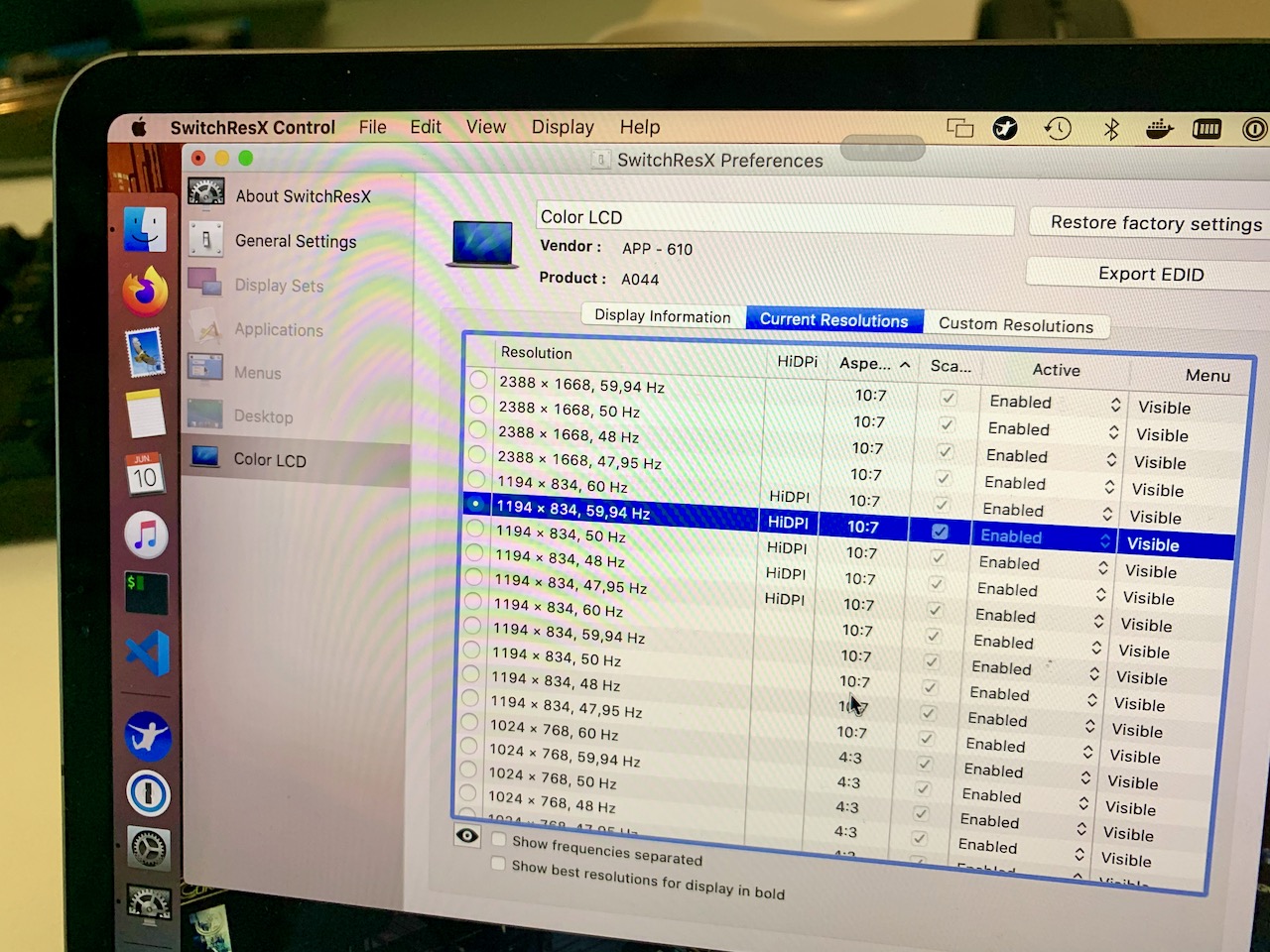 Full resolution Jump Desktop on iPad Pro 11" using SwitchResX storck.io