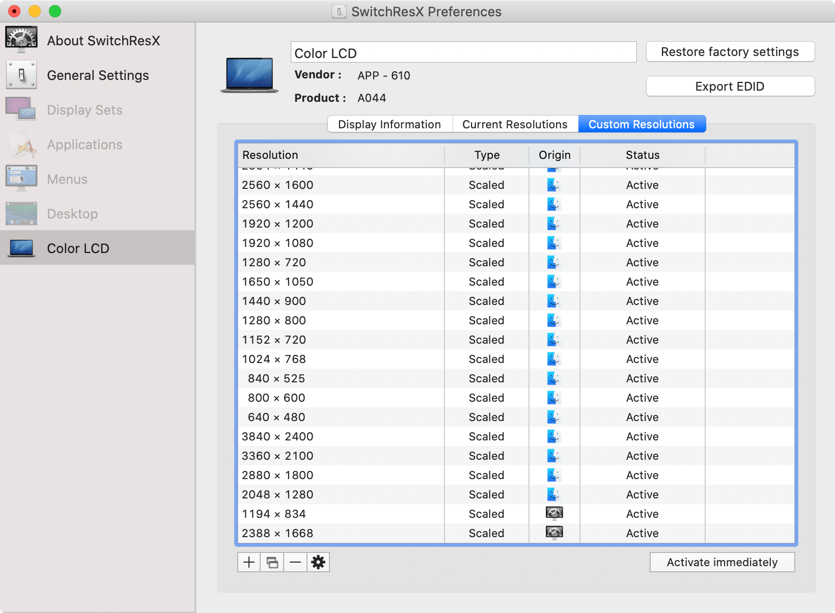 Full resolution Jump Desktop on iPad Pro 11" using SwitchResX storck.io