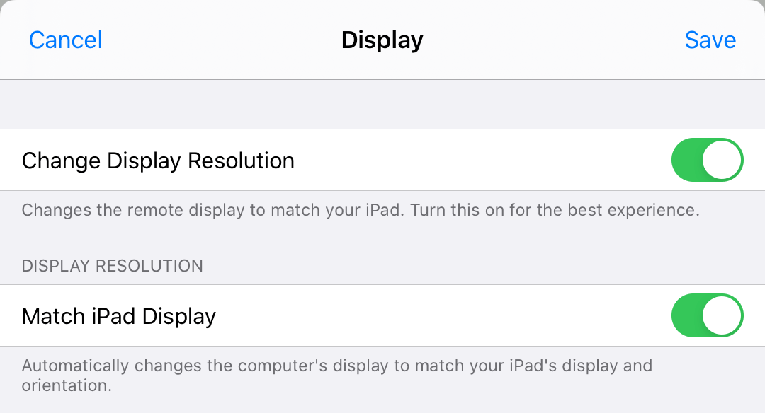 Full resolution Jump Desktop on iPad Pro 11" using SwitchResX storck.io