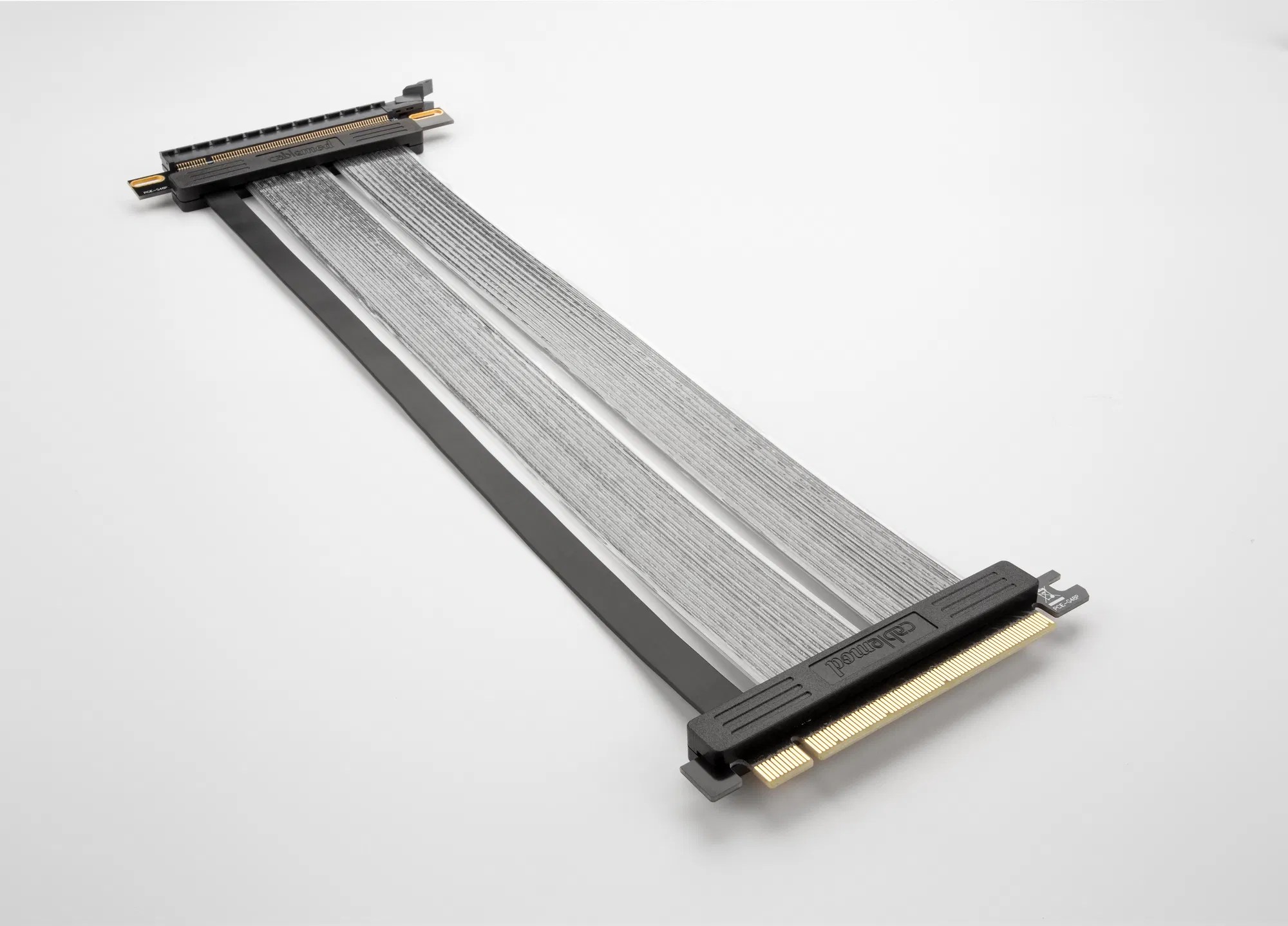 CableMod Straight PCIe 4.0 Riser Cable (Black, 30cm) CableMod Global Store