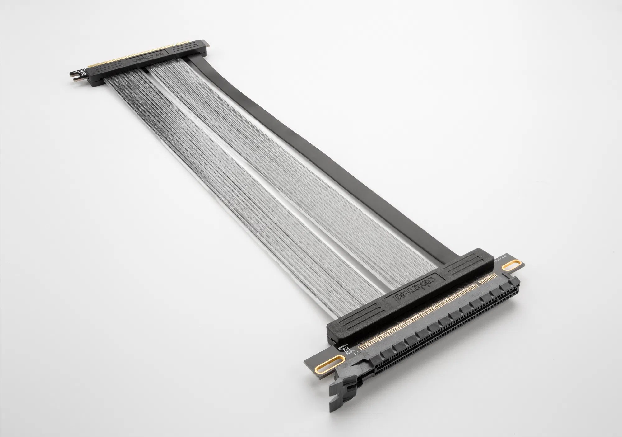 CableMod Straight PCIe 4.0 Riser Cable (Black, 30cm) CableMod Global Store