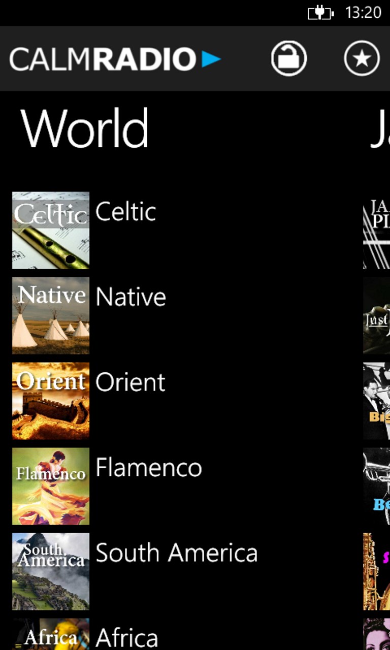 Calm Radio for Windows 10 Mobile