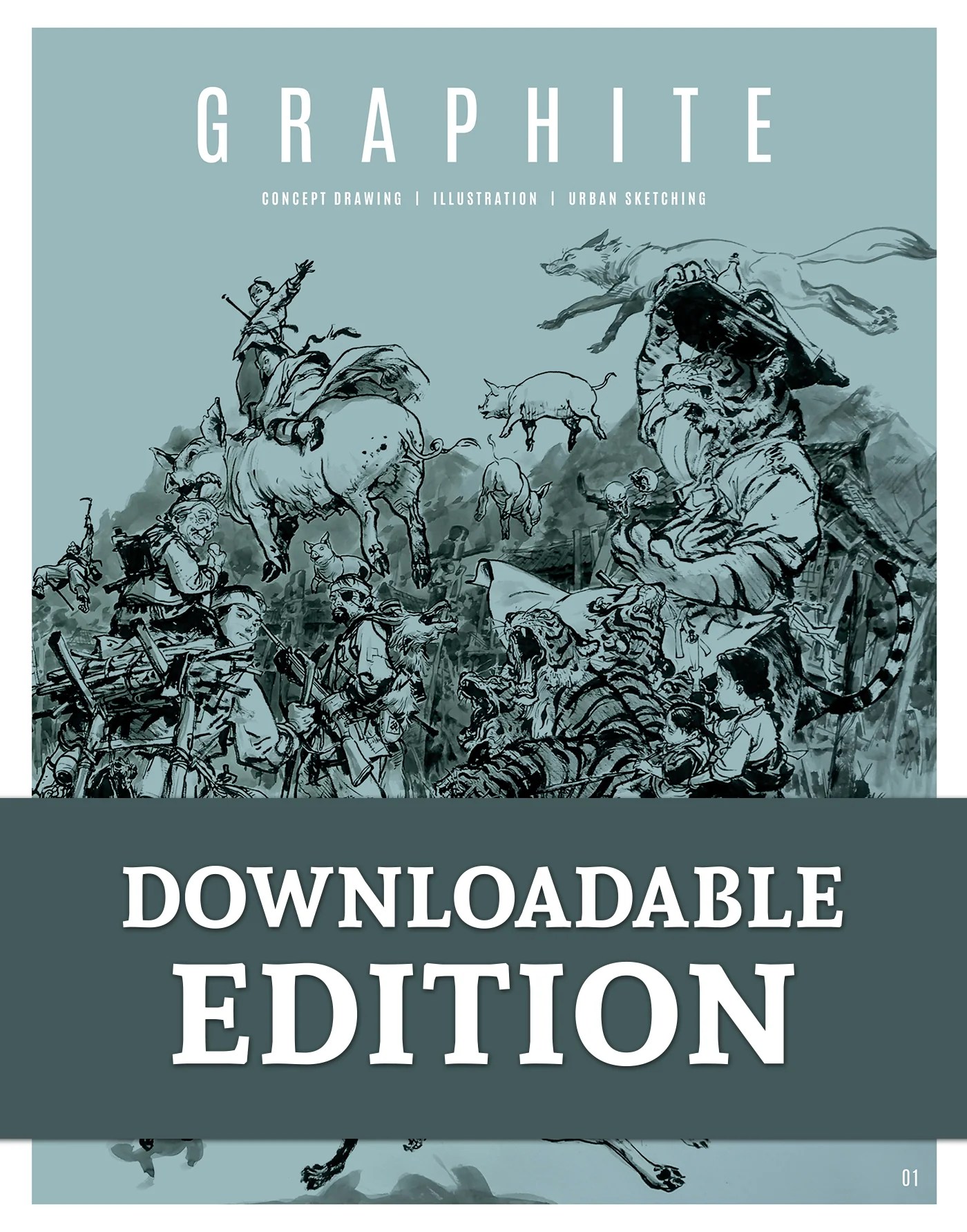 GRAPHITE Issue 01 (Downloadable Edition) 3dtotal shop