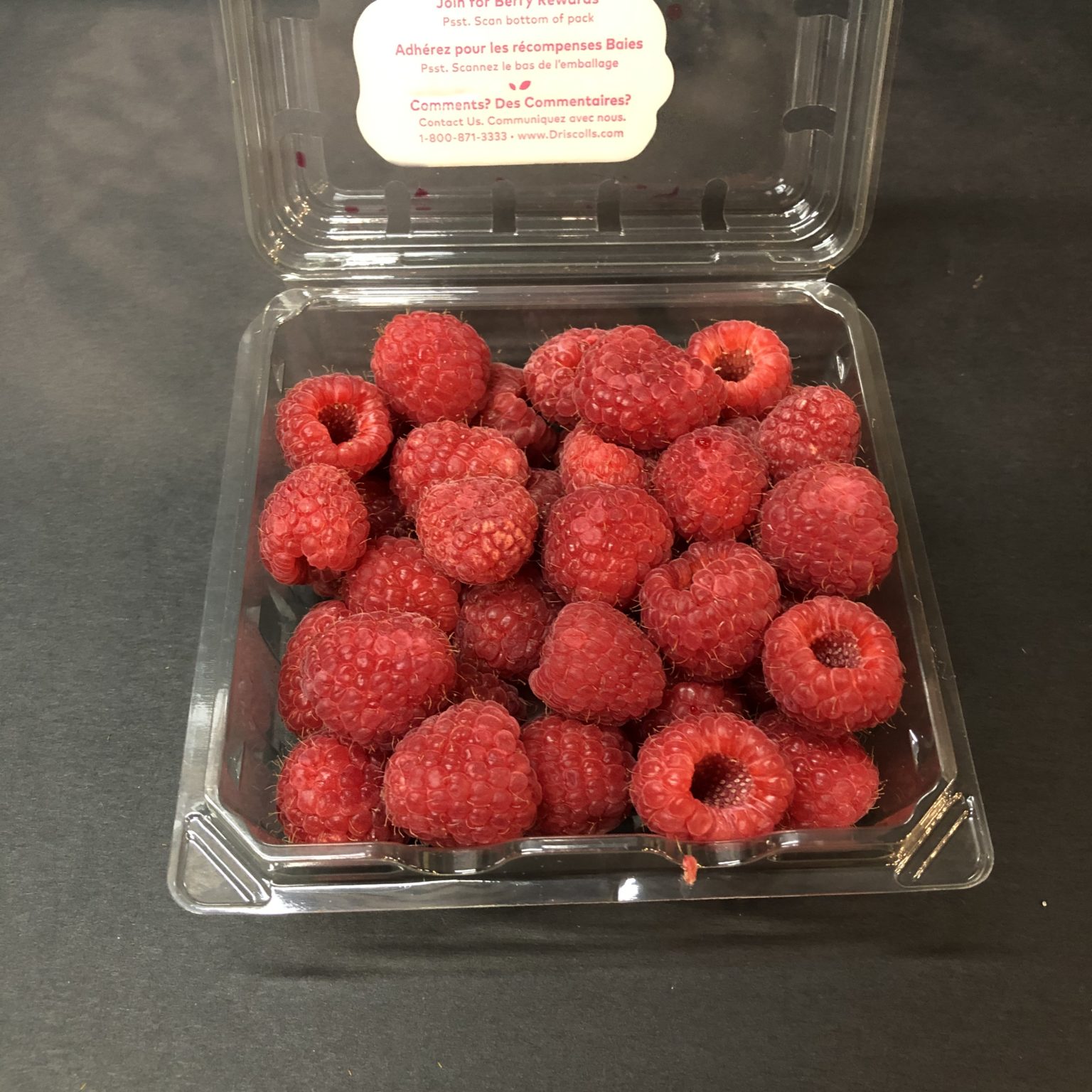 Raspberries, Half Pint Abma's Farm