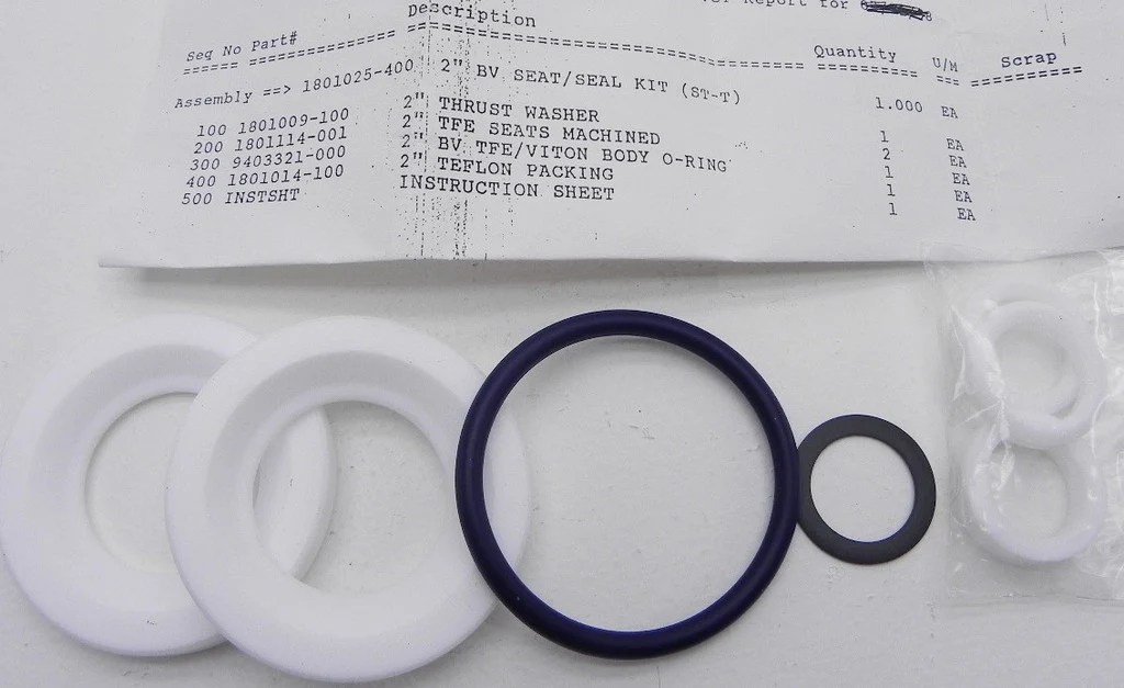 NilCor Valve Seat/Seal Kit 2" STT Advance Operations