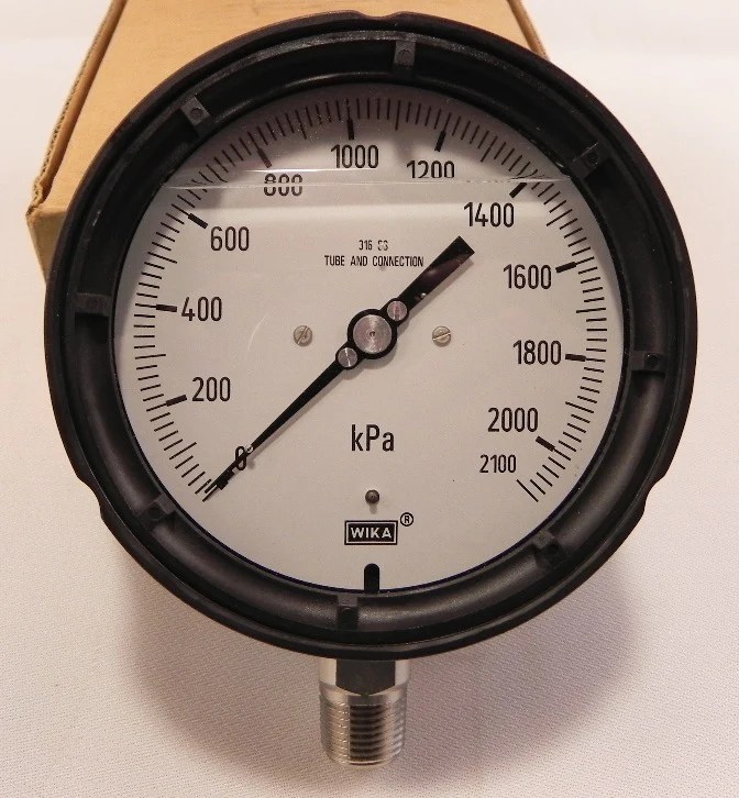 Wika Pressure Gauge 233.34 41/2" Advance Operations