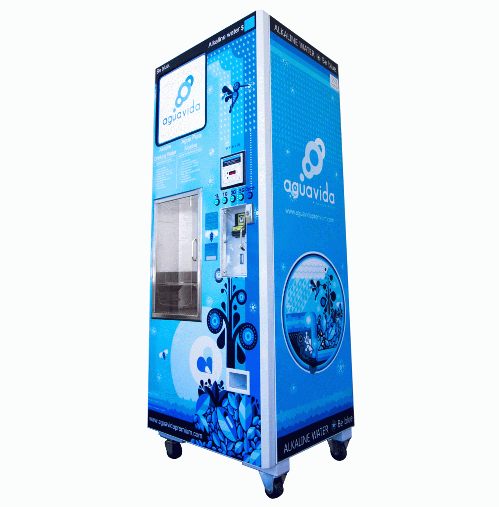 Alkaline water vending machine Aguavida Premium Water