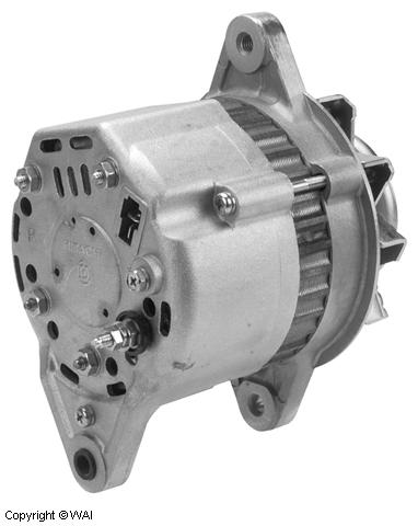 # 123120HI - Alternator - Hitachi type 35 Amp, 12 Volt, CW, 1-Groove Pulley