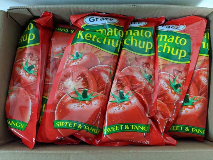 GRACE KETCHUP SWEET & TANGY (POUCH)12X750 ML