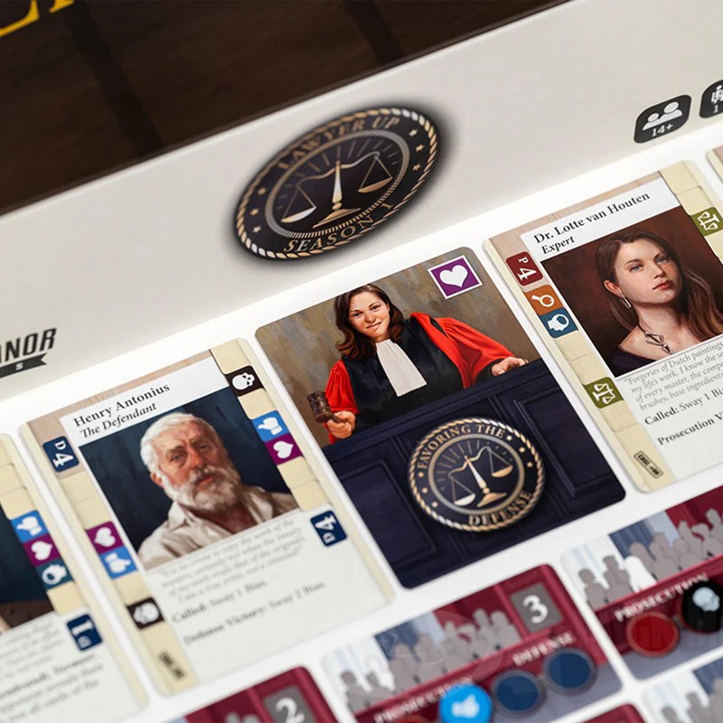 Lawyer Up Board Game Season 1 Asmodee North America