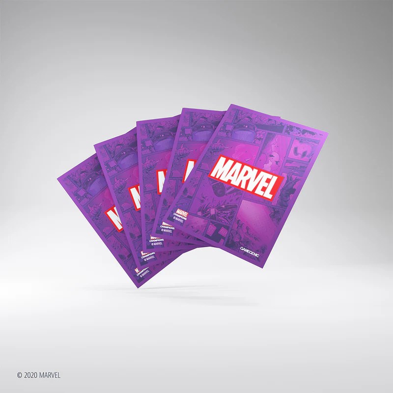 Marvel Card Sleeve Pack Marvel Purple Asmodee North America