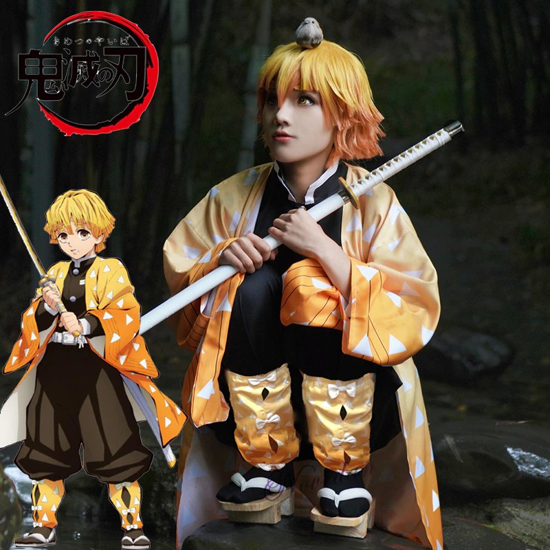 Đồ Cosplay Agatsuma Zenitsu Kimetsu No Yaiba Giá Tốt Nhất Tại