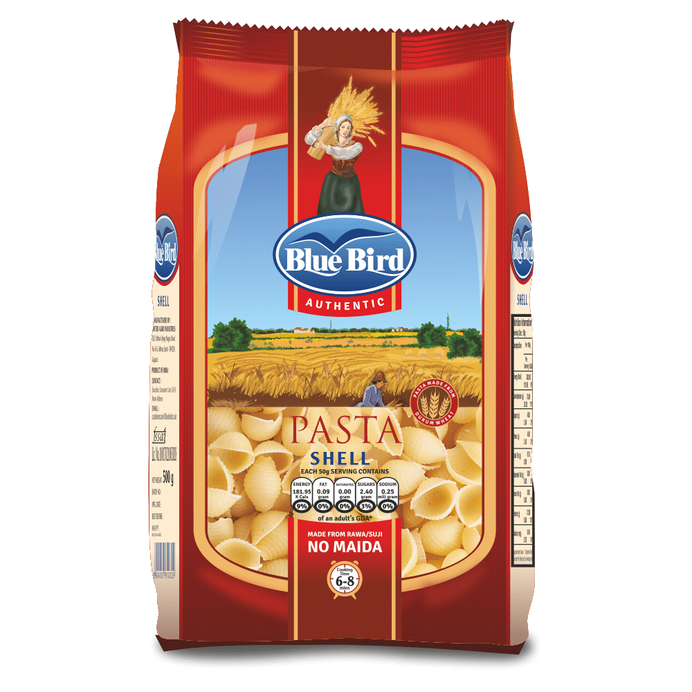 Blue Bird Pasta Shell 500g » Blue Bird India Store