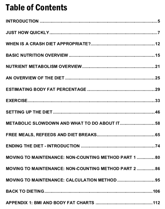 The Rapid Fat Loss Handbook Store