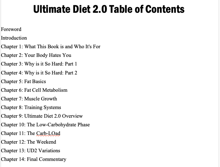 Ultimate Leanness Program Store
