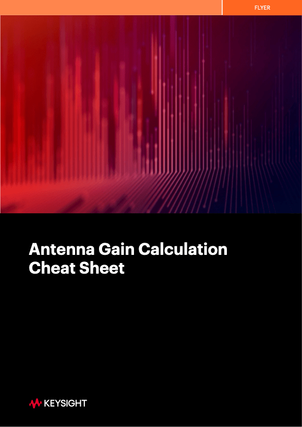Antenna Gain Calculator Used Keysight Equipment