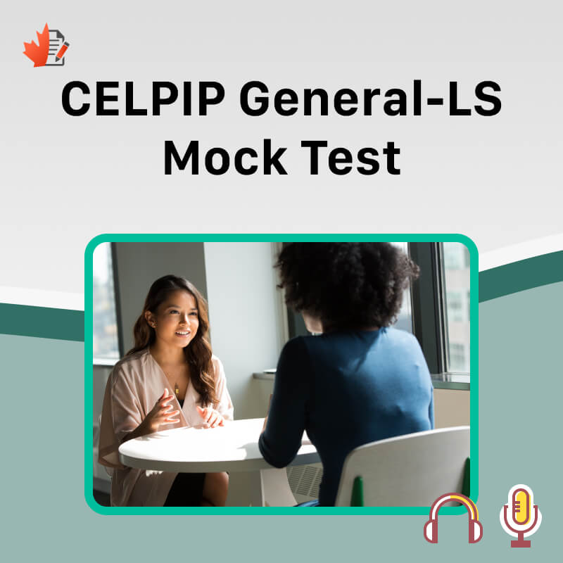 CELPIP GeneralLS Complete Mock Test CELPIP Test Prep Store