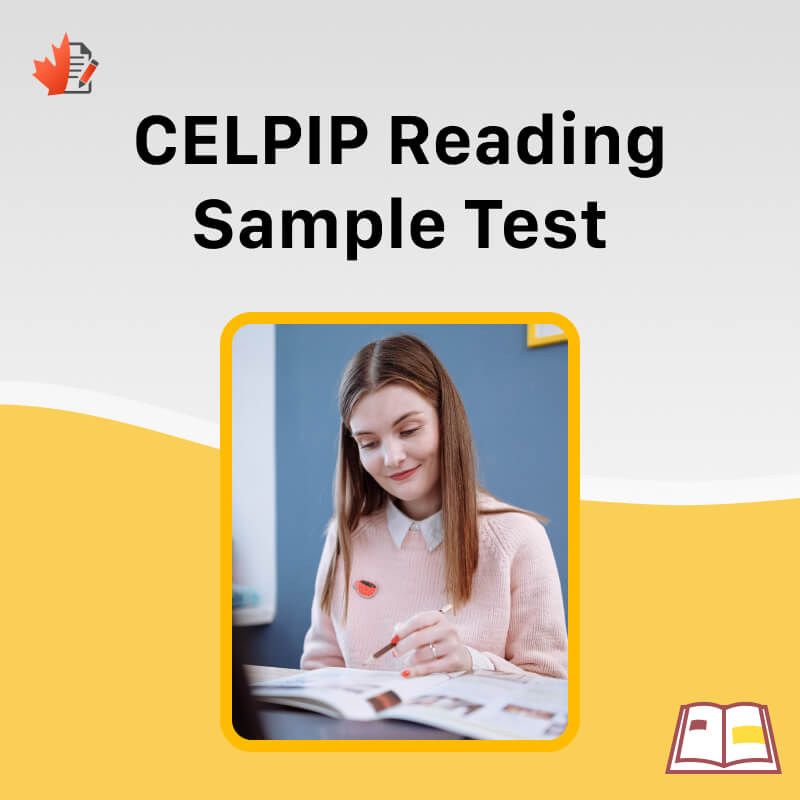 Sample Tests CELPIP Test Prep Store
