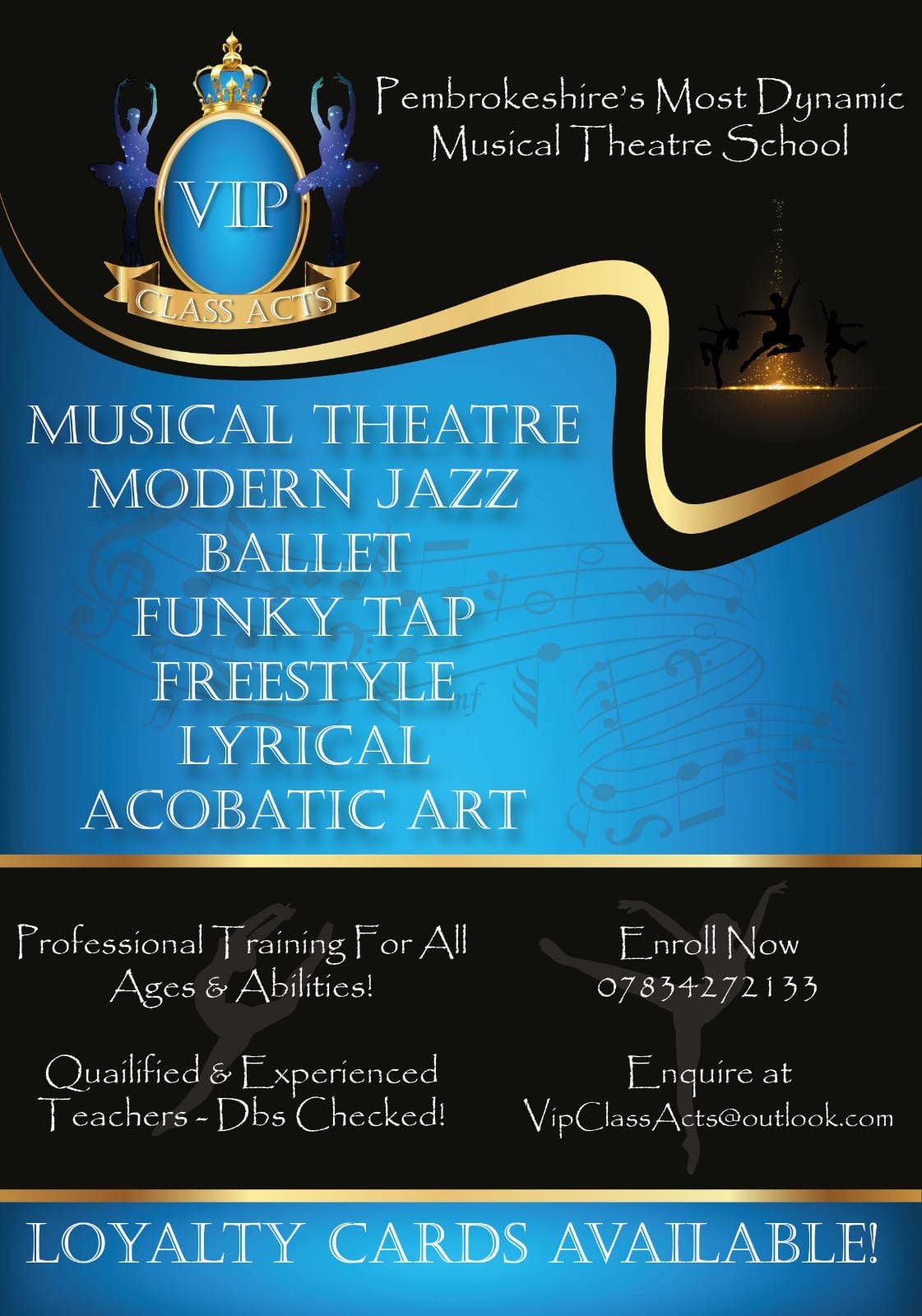 Our schedule VIP Class Acts Powered by ClassForKids