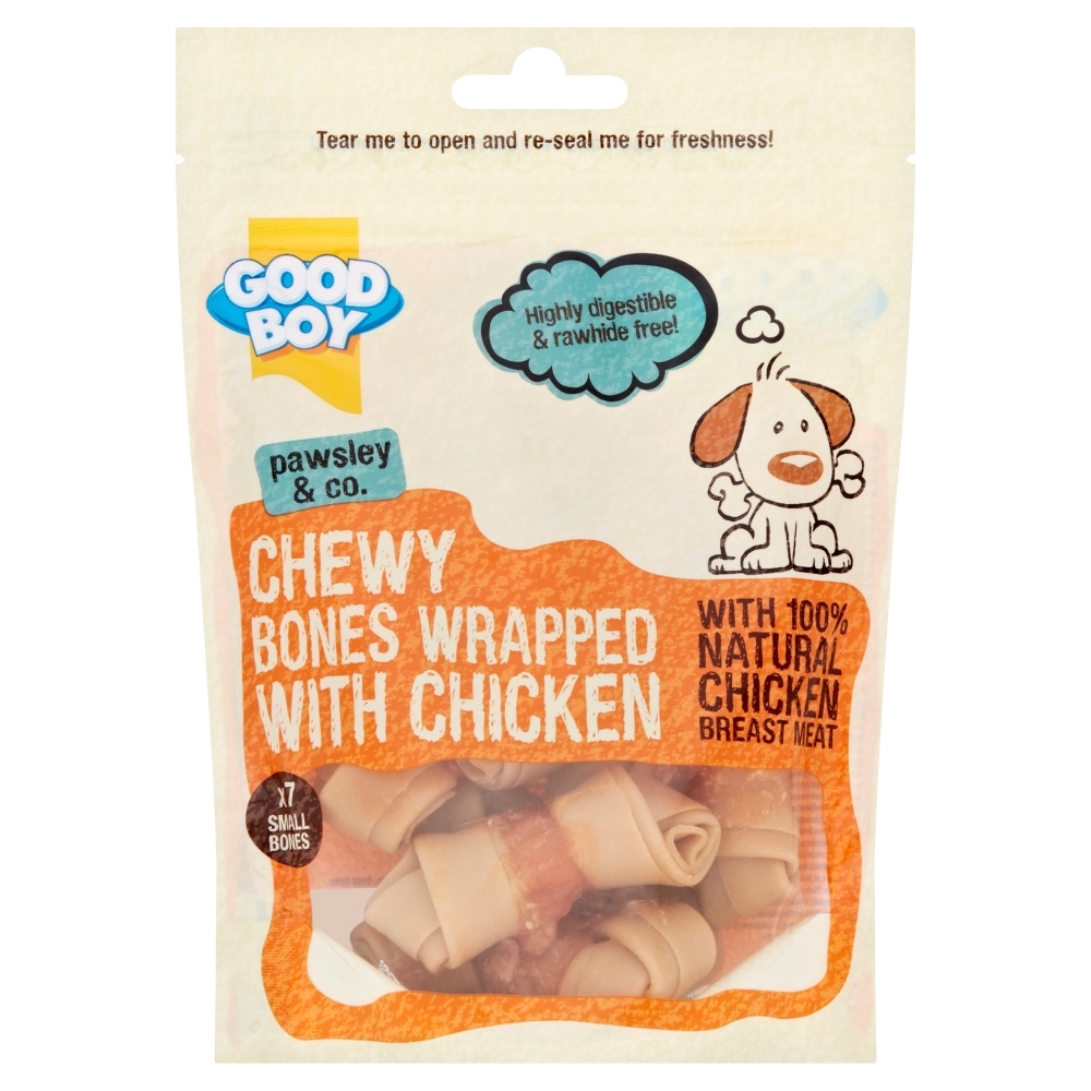 Chicken Wrap Bone Mini 7 pc Crazy Pets Store