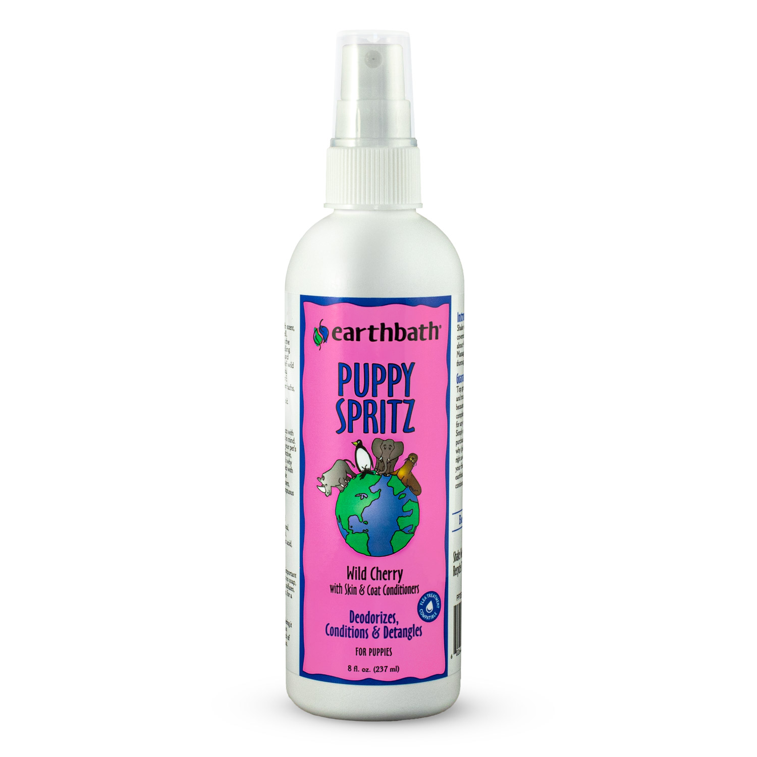 earthbath® Puppy Spritz, Wild Cherry with Skin & Coat Conditioners