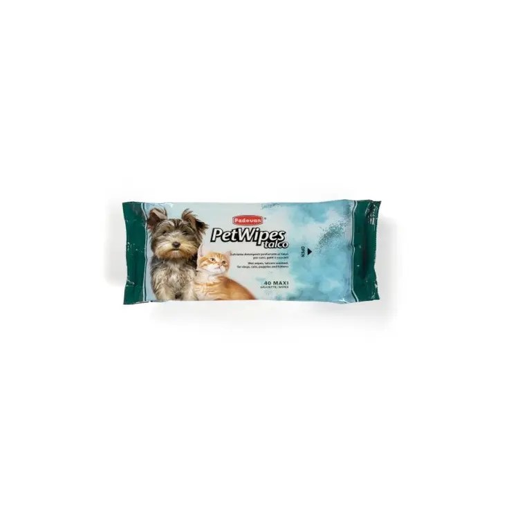 Padovan Pet Wipes with Talco Powder Crazy Pets Store