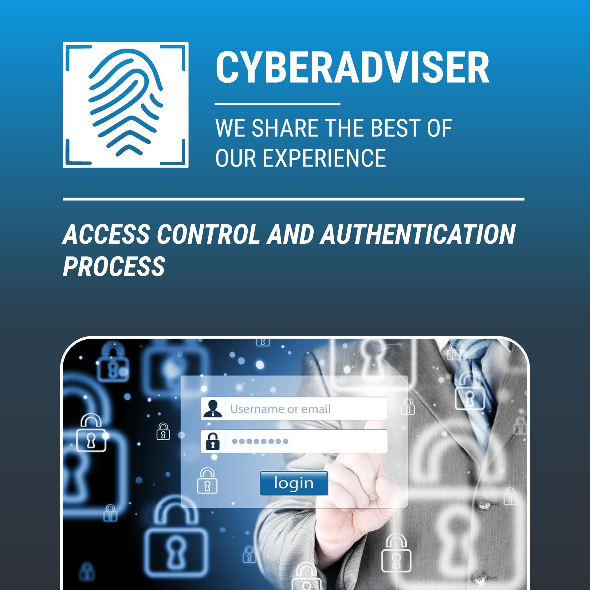 Access Control and Authentication Process Flowchart CyberAdviser Store