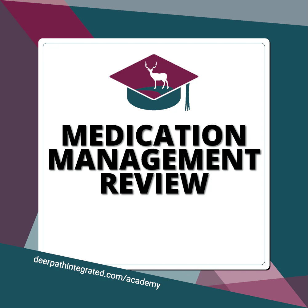 Medication Management Review Deer Path Academy