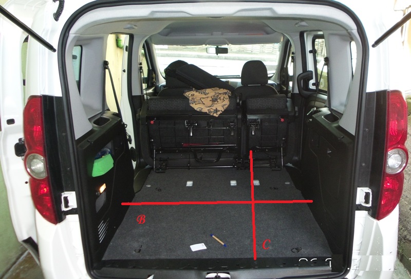 Спальное место в фиат добло своими руками 94 фото