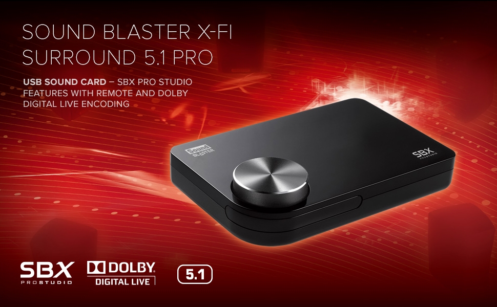 Creative Sound Blaster XFi Surround 5.1 Pro USB Ses Kartı