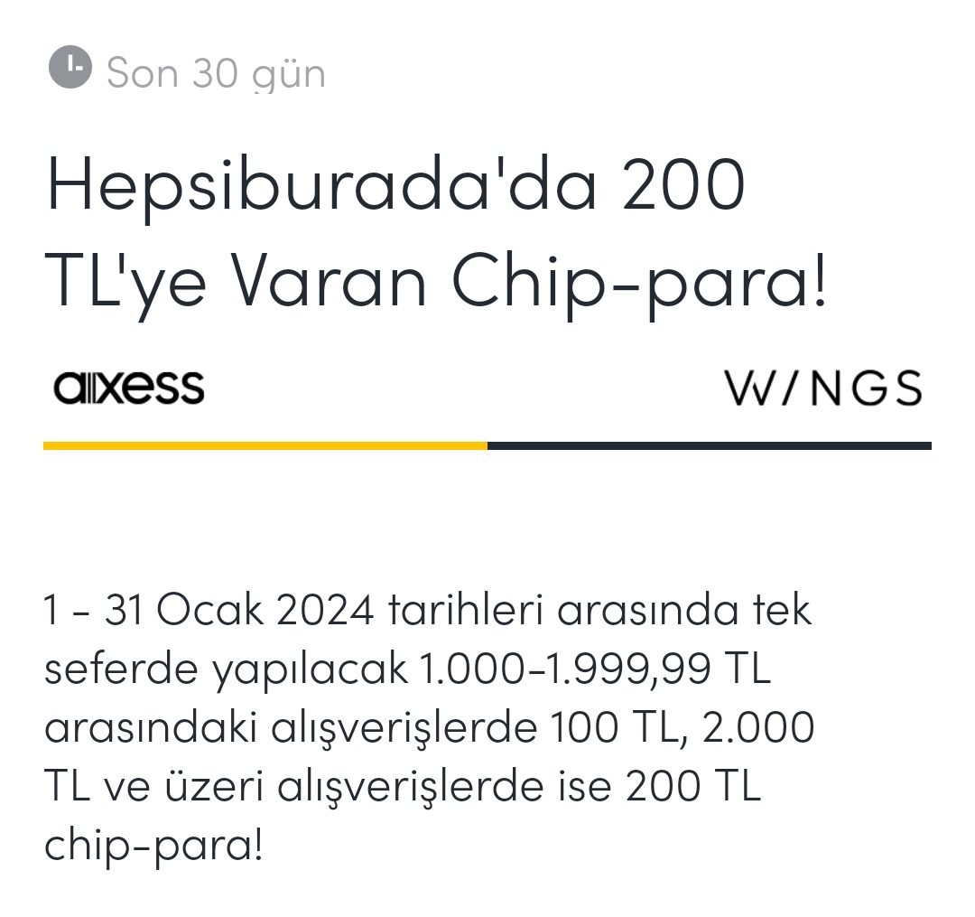 AXESS (JUZDAN) GENEL KAMPANYALAR (AXESS/WINGS/FREE/BANK'O) AĞUSTOS 2024