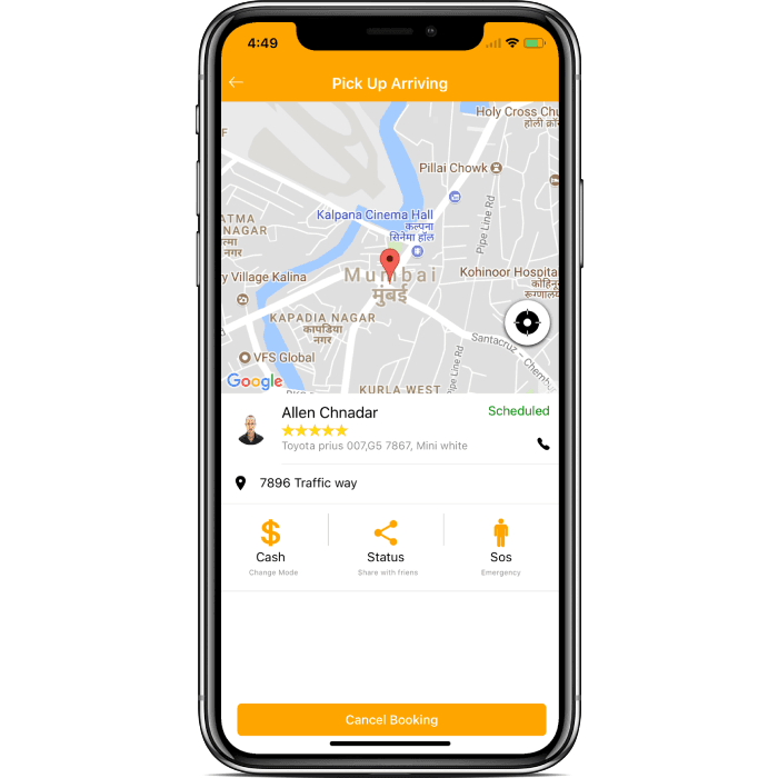 Ionic 5 Taxi Booking Complete Platform User, Driver and Admin App