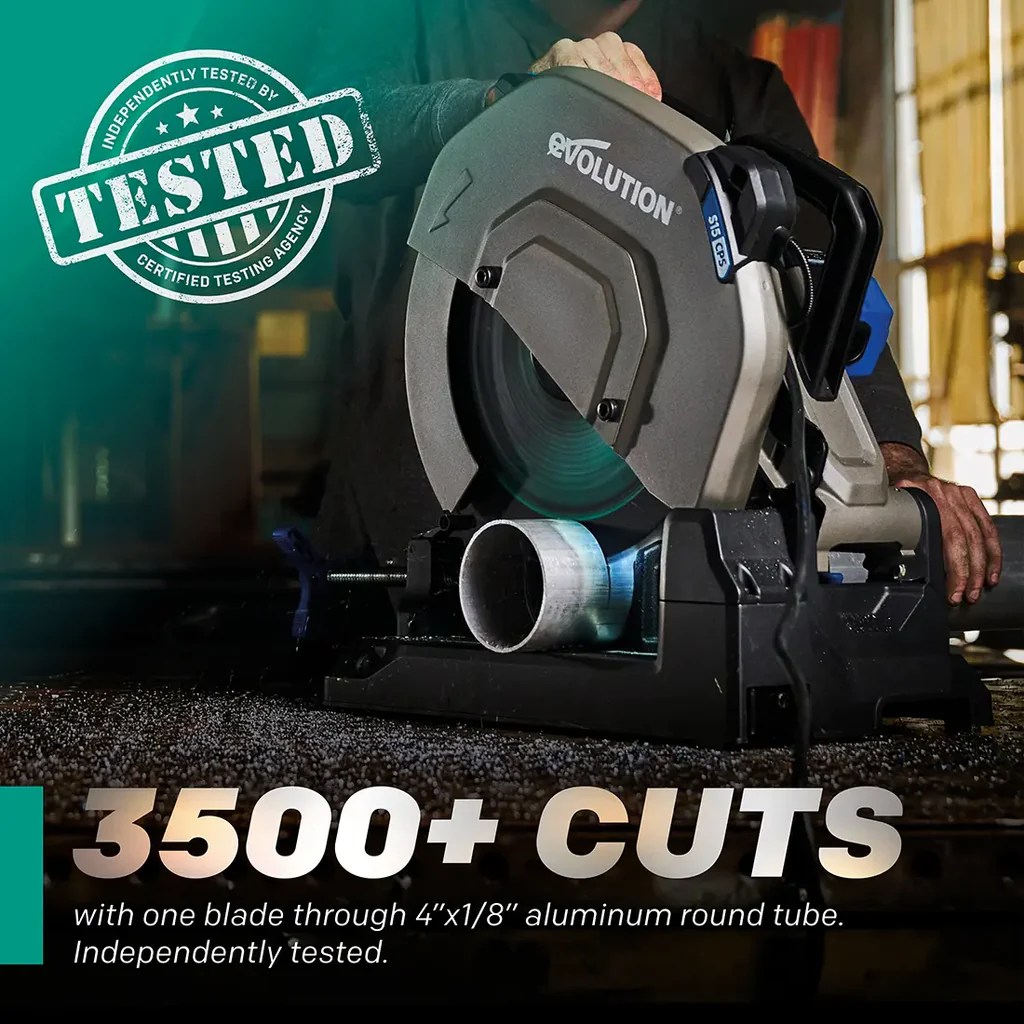 Evolution 14BLADEAL 14 in. 80T, 1 in. Arbor, Tungsten Carbide Tipped