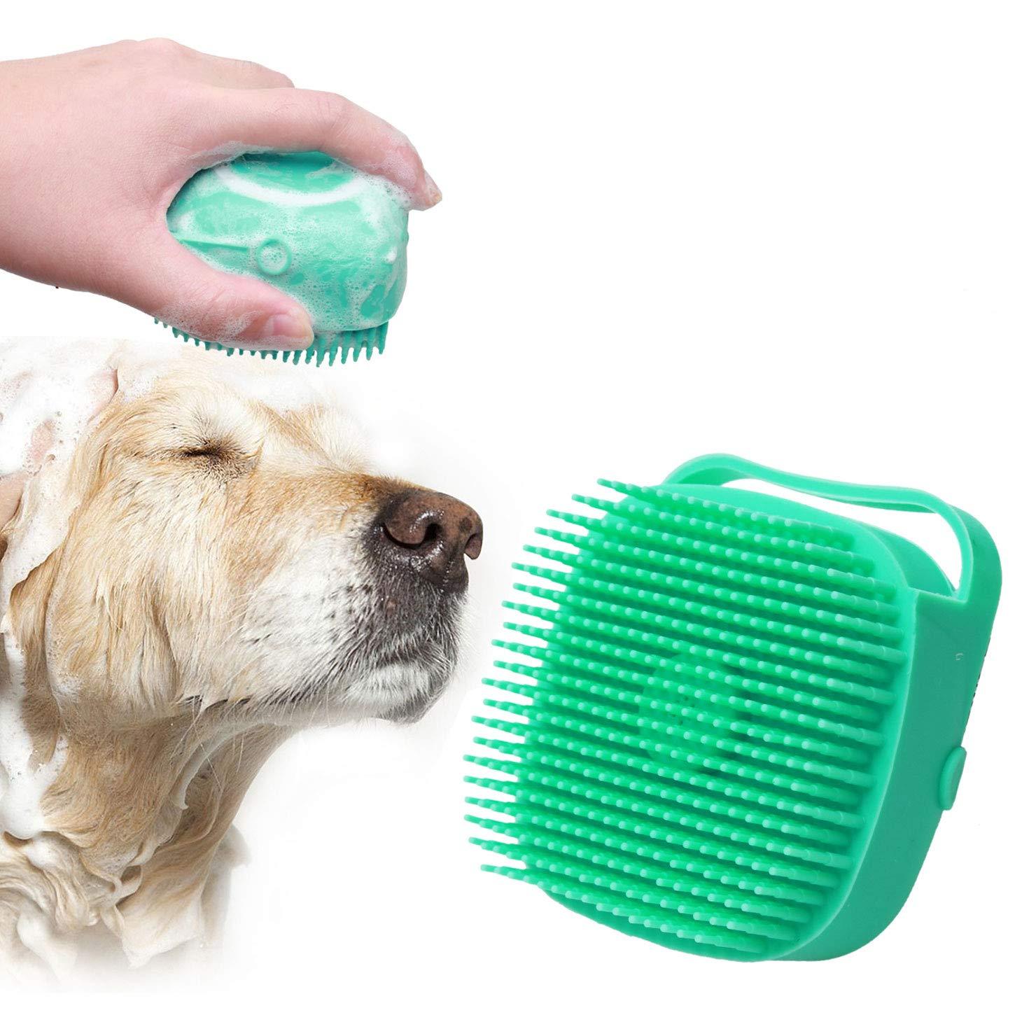 Dog Bath Massage Brush with Shampoo Dispenser Fimi tech store