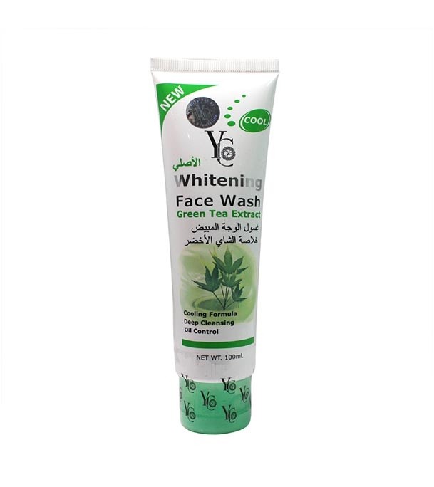 YC Whitening Face Wash Green Tea Extract 100ml Focallure