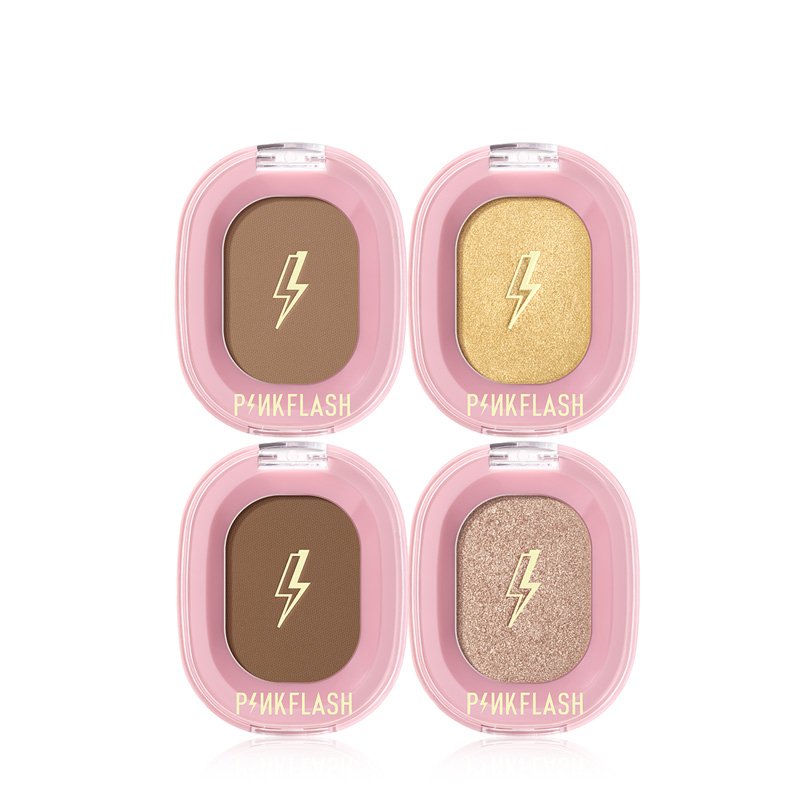 Pink FlashF02 Shimmer Highlighter & Matte Countour Powder Focallure