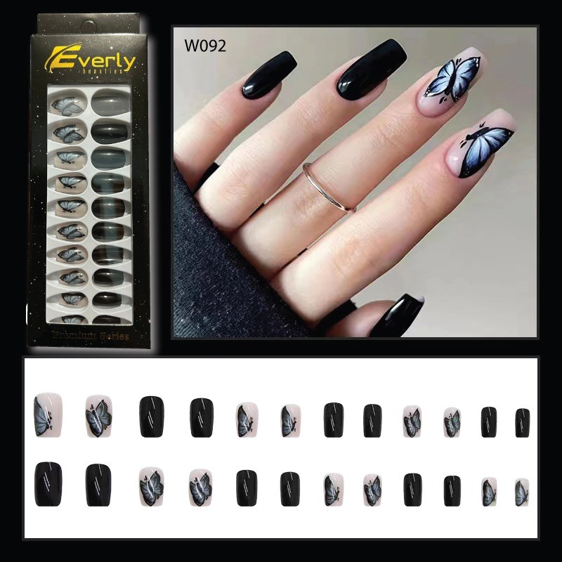 Everly fake Nail Black Box Focallure