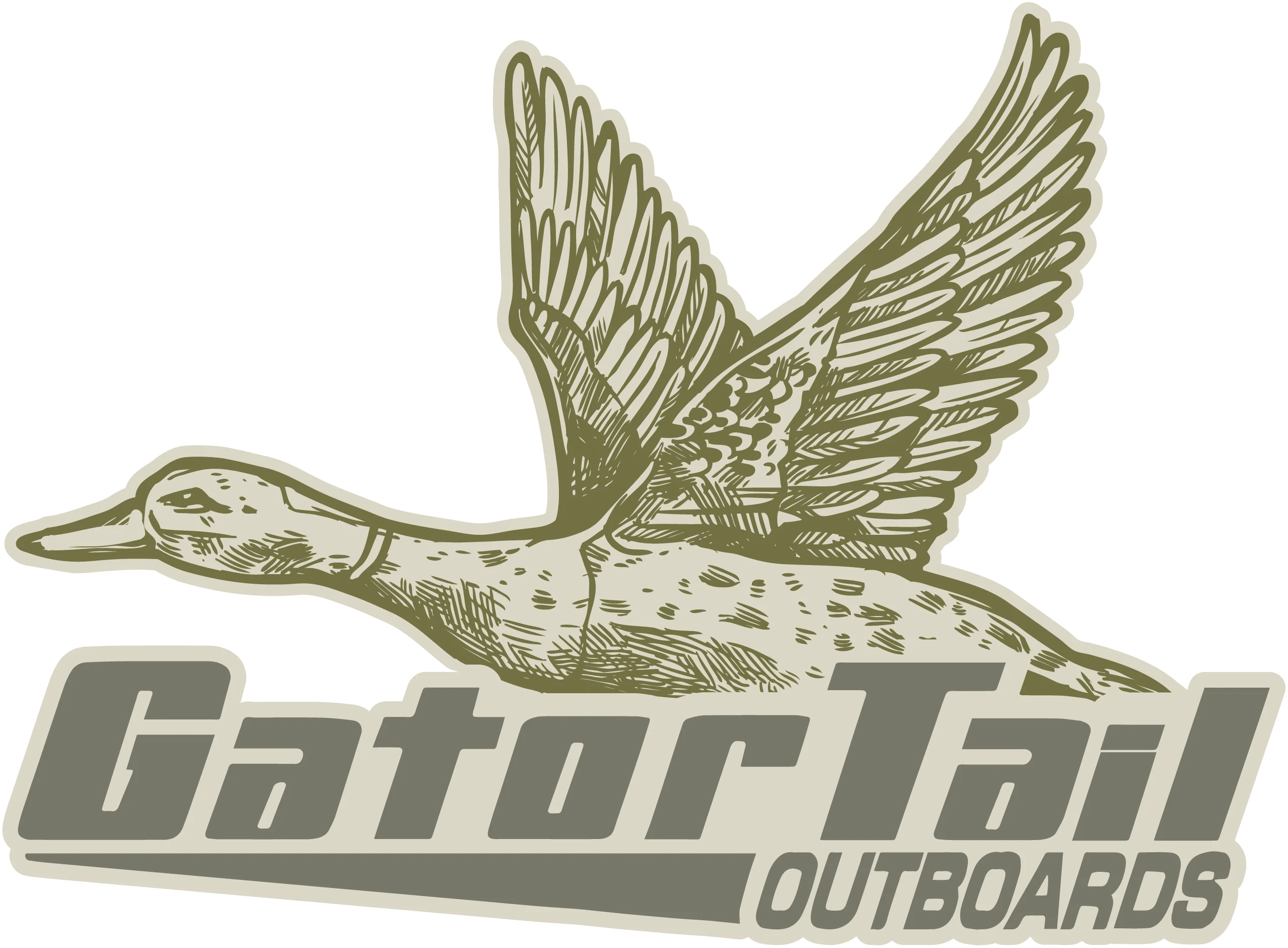 Duck Decal Gatortail
