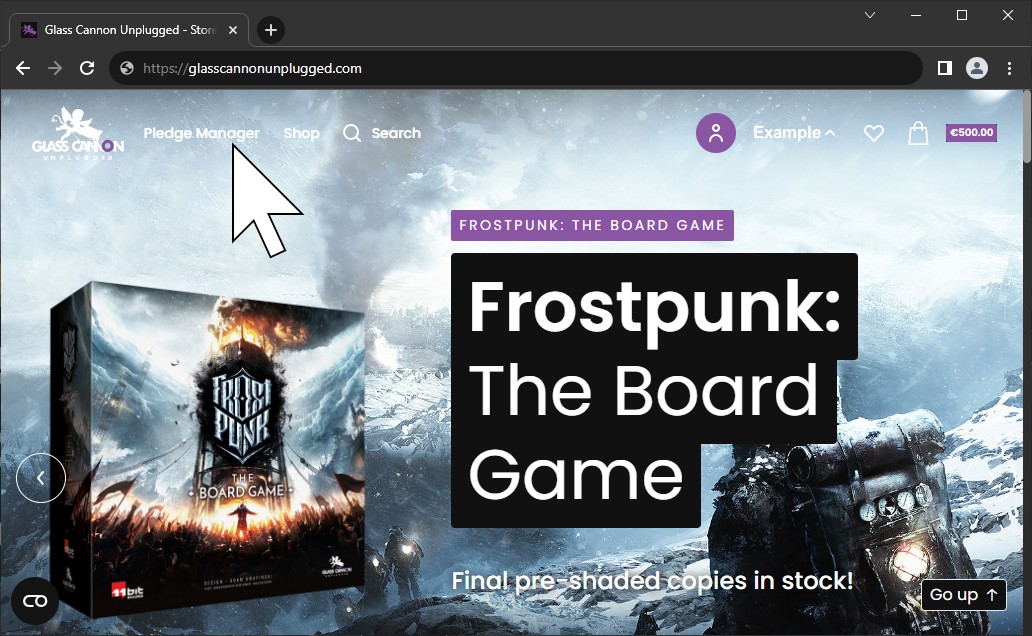 Glass Cannon Unplugged Pledge Manager Instructions